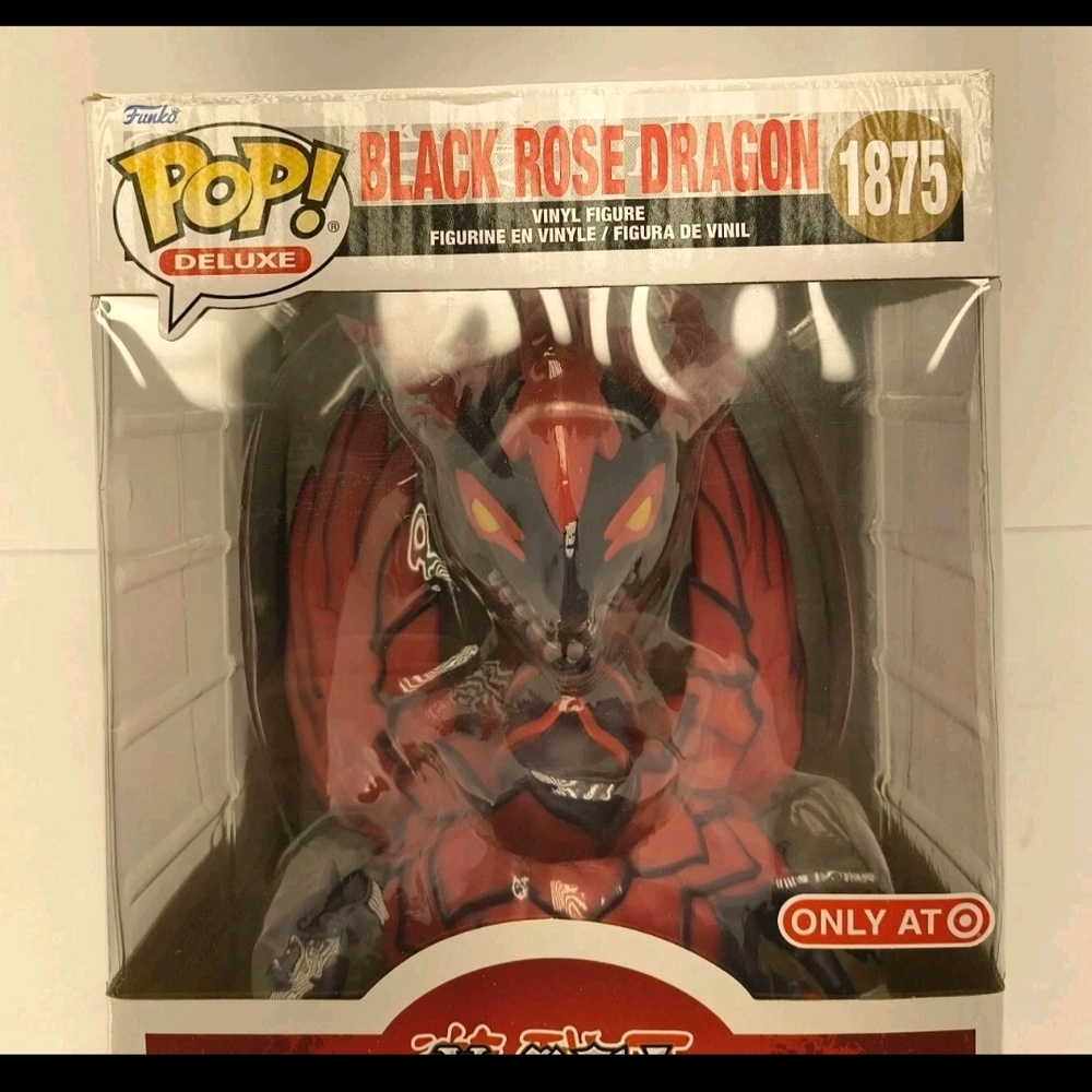 Funko Pop Deluxe Black Rose Dragon - Red and Black